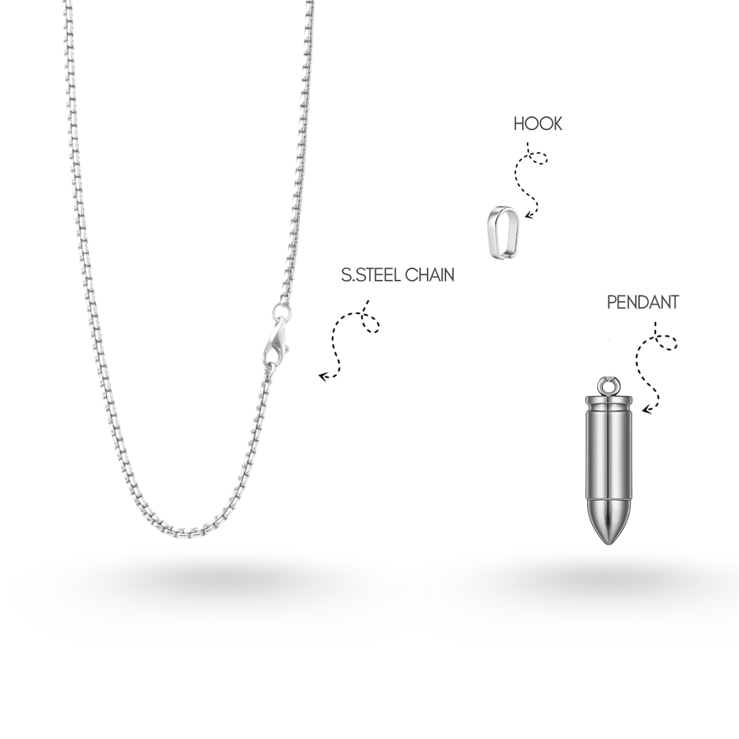 Bullet Pendant (SILVER)