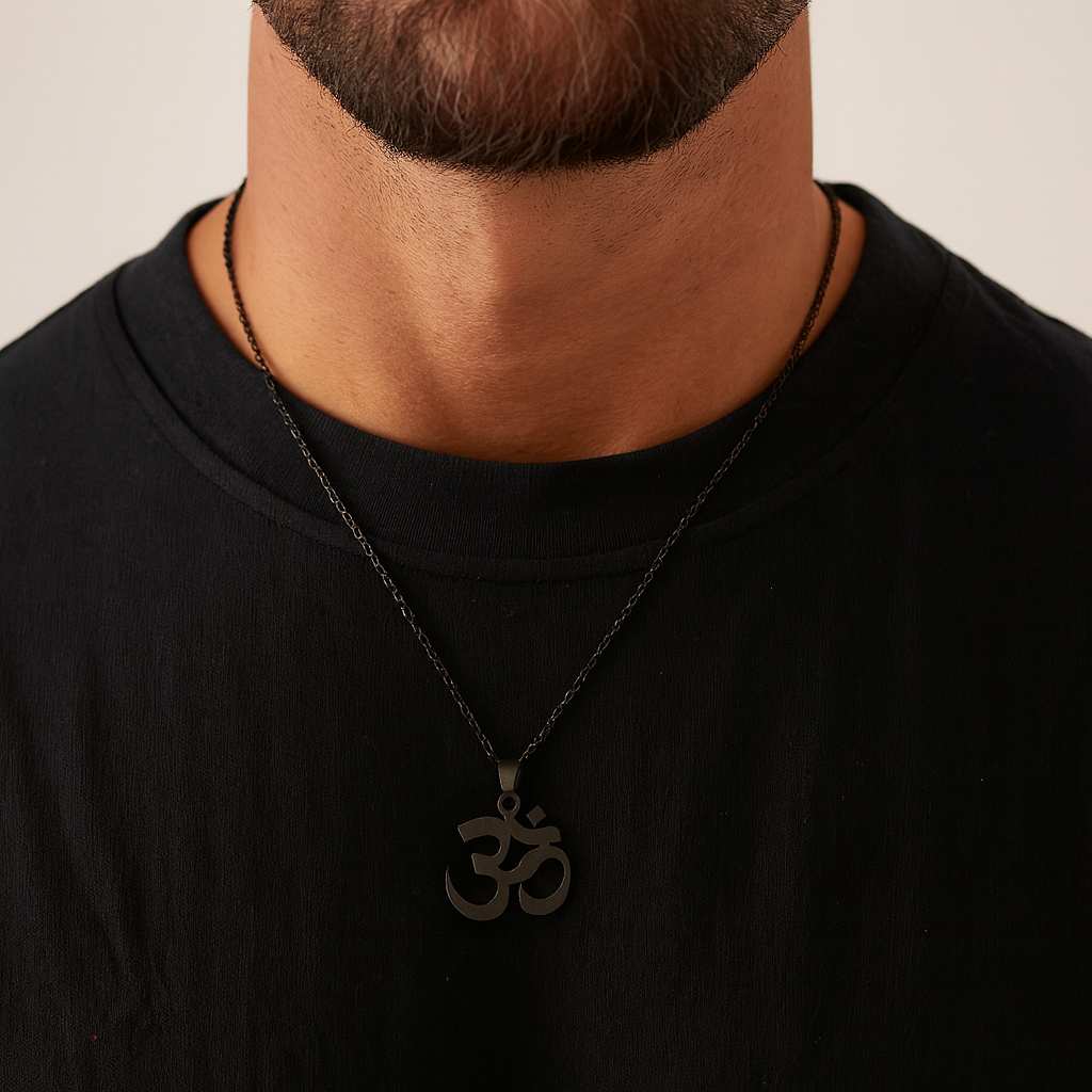 OM Locket (BLACK)