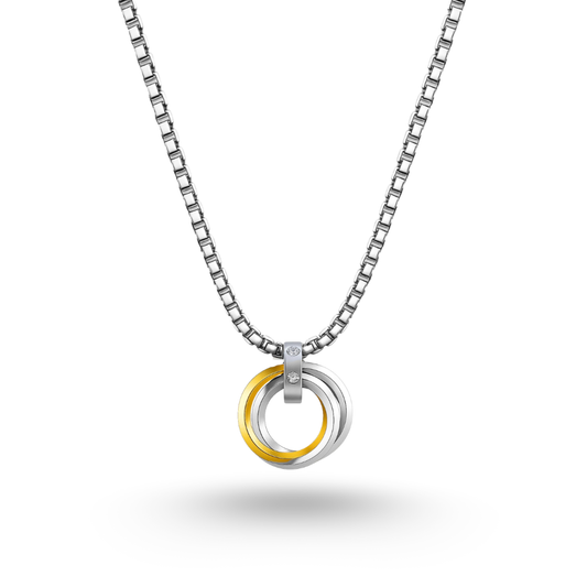 Infinity Rings Pendant (GOLD)