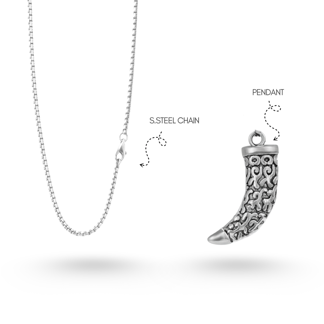 Tiger Teeth Pendant (SILVER)