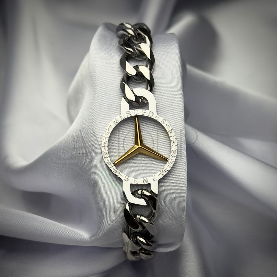 Mercedes Chain Bracelet (SILVER)